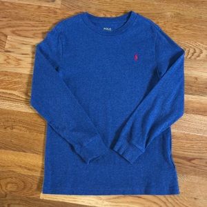Polo Ralph Lauren Navy Heather Long-sleeve T-shirt